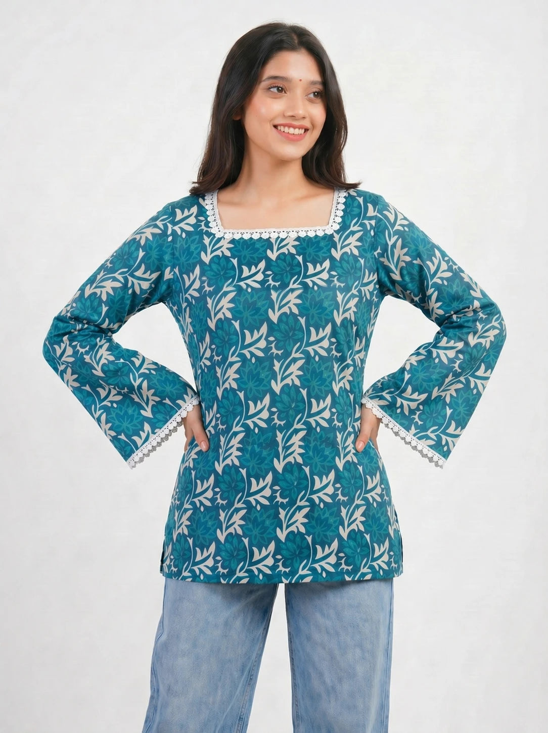 Aqua Vibe Ethnic Kurti