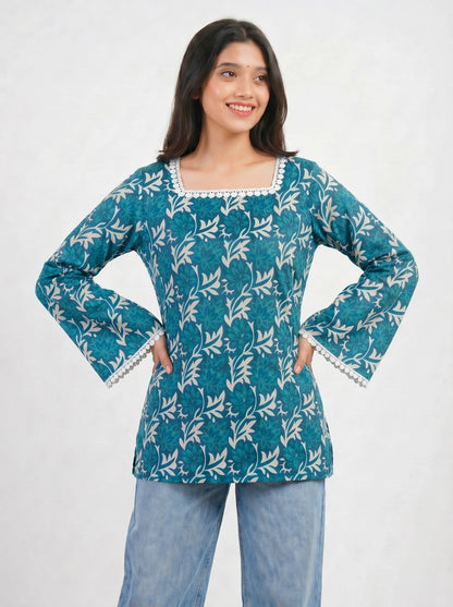 Aqua Vibe Ethnic Kurti
