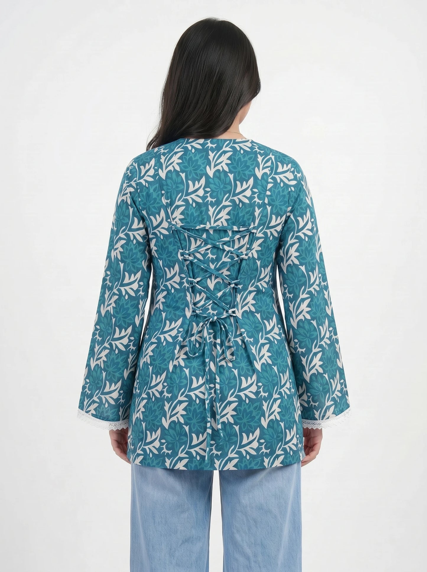 Aqua Vibe Ethnic Kurti