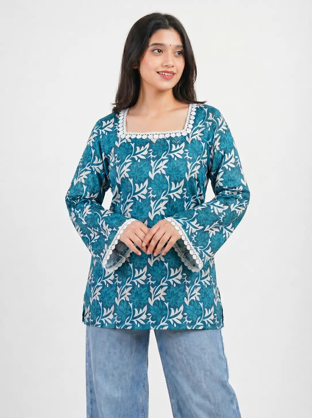 Aqua Vibe Ethnic Kurti