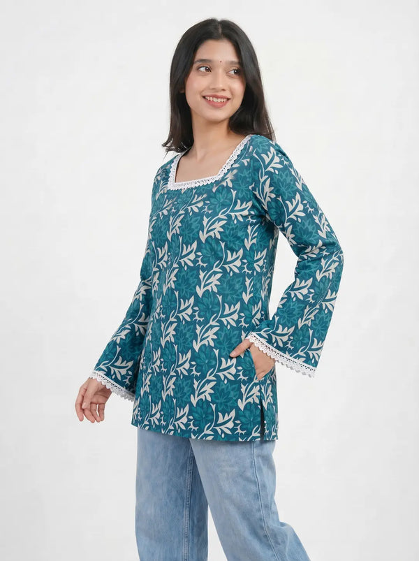 Aqua Vibe Ethnic Kurti