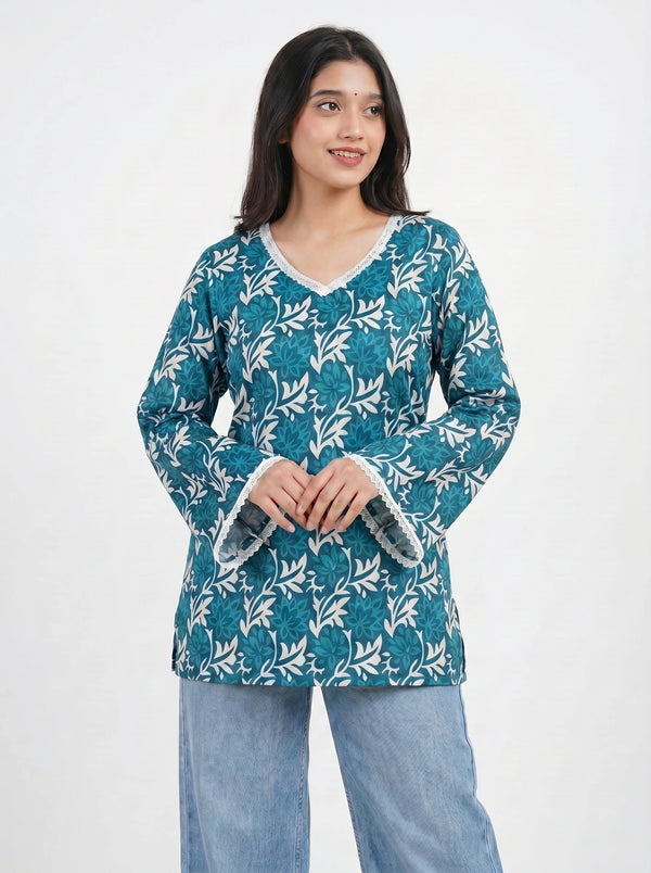 Aqua Vibe Ethnic Kurti