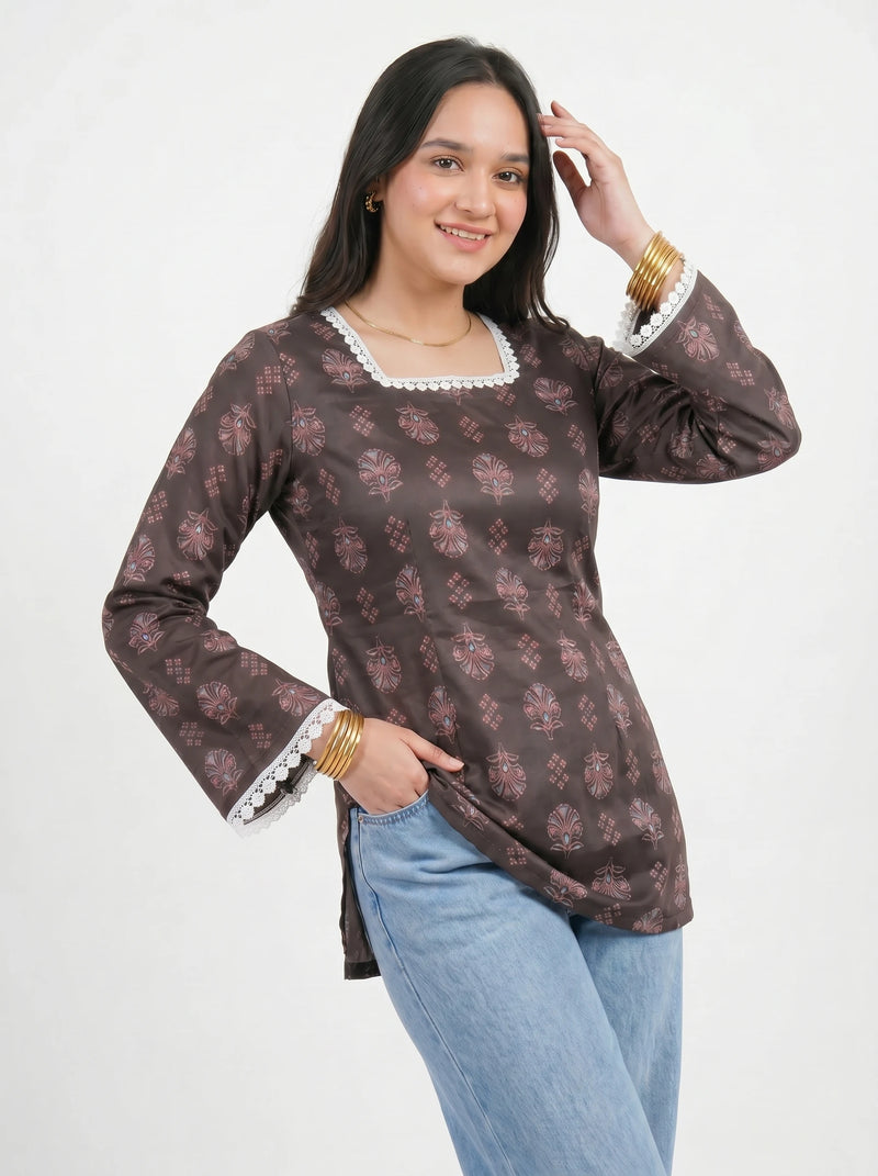Cocoa Classic Ethnic Kurti